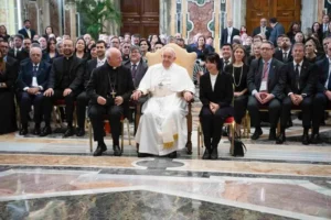 foto grupal papa francisco